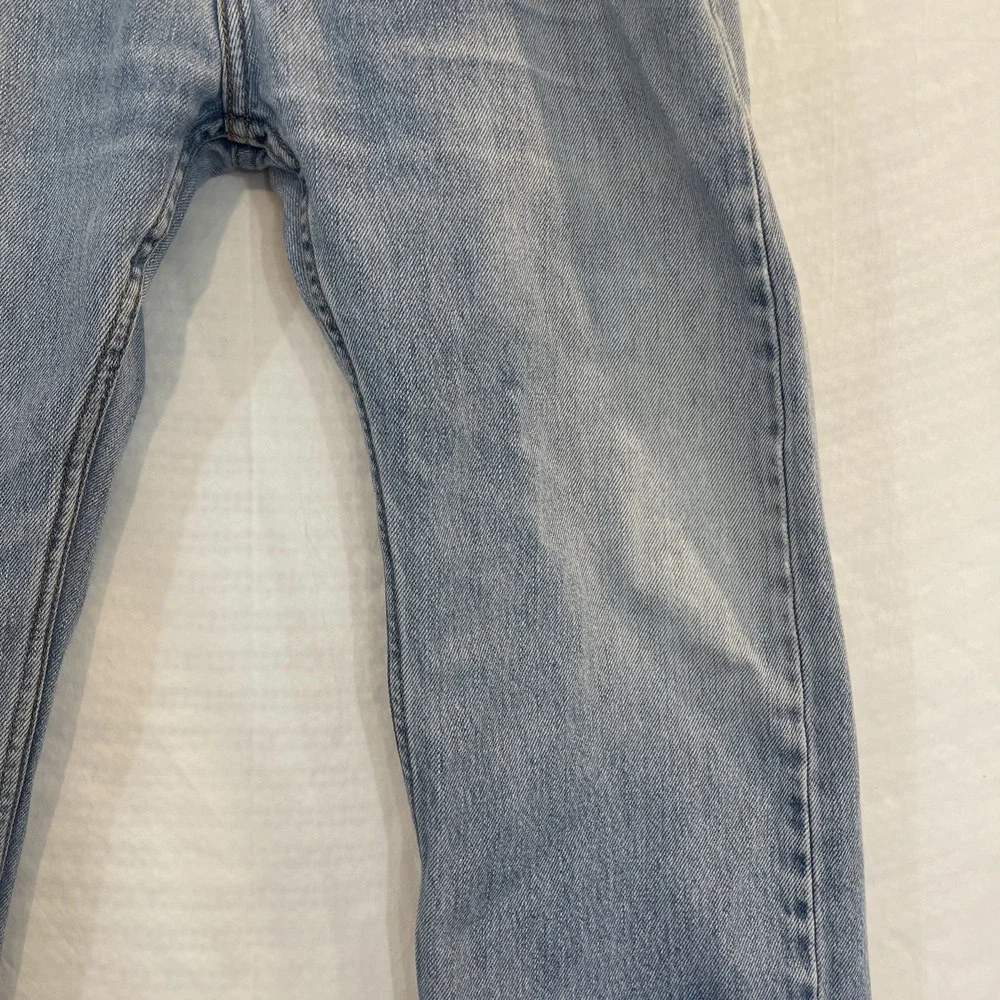 Trashed‎ Levis 505 Jeans Men Sz 32x29 Light Wash Blue Straight Leg  Denim Cotton